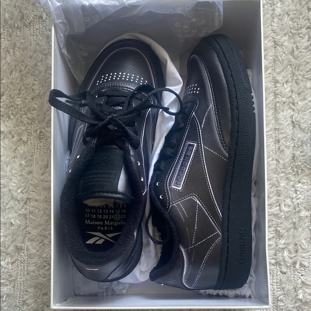 reebok x maison margiela club c sneakers